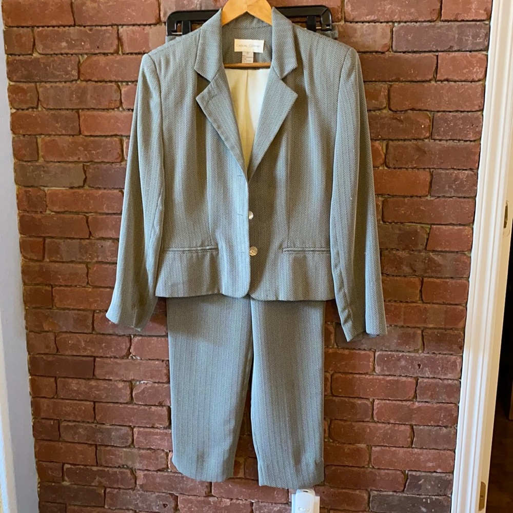 Gray Business Suit